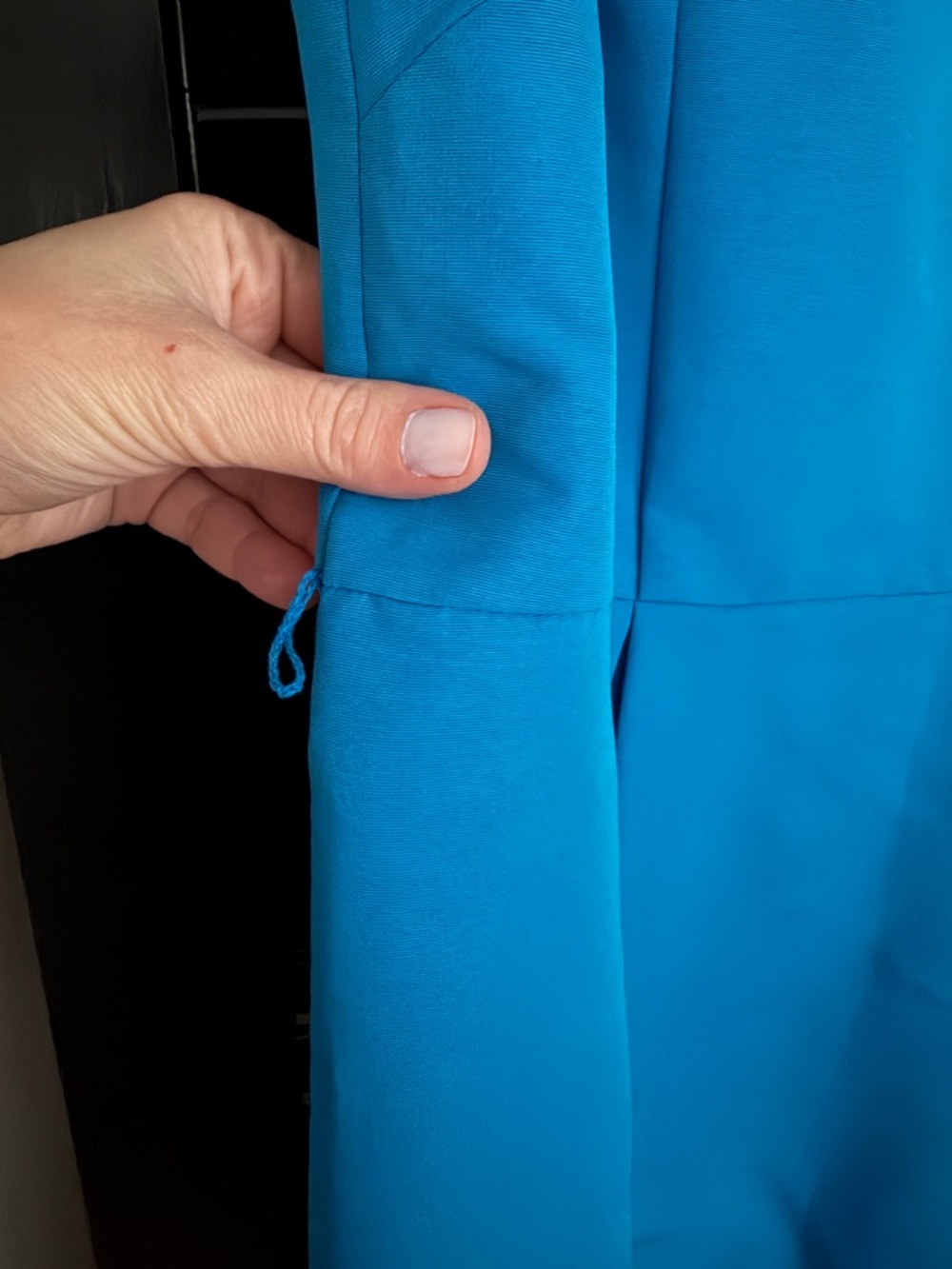 NWT Merona Blue Sleeveless Sheath Dress Size 16 - Picture 9 of 10